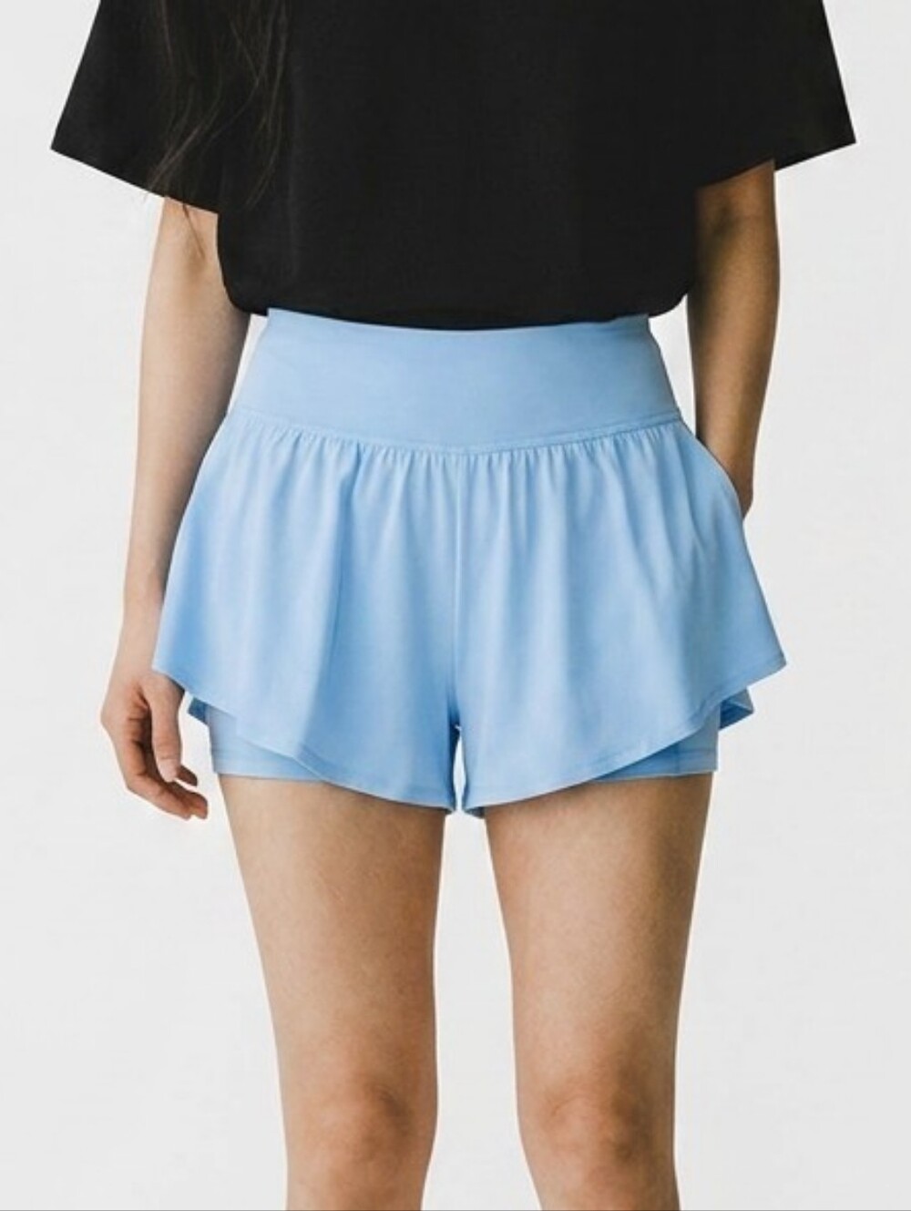 Goat USA Butterfly Skort w/Built-In Shorts In Carolina Blue, NWT - Picture 7 of 7
